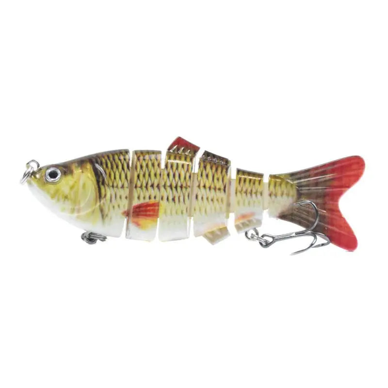 10cm 16.5g Multi-section Lure With Ring Beads Simulation Luya Multi-section Lure Submerged Bionic 6-section Lure